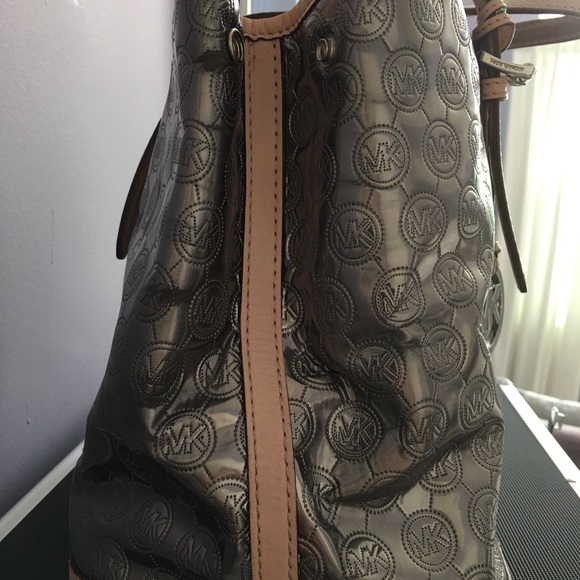 Michael kors tote bags silver and sand - Picture 9 of 12